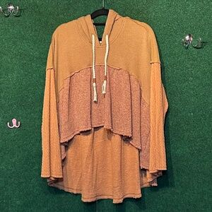 482 NWOT POL Thermal Hoodie